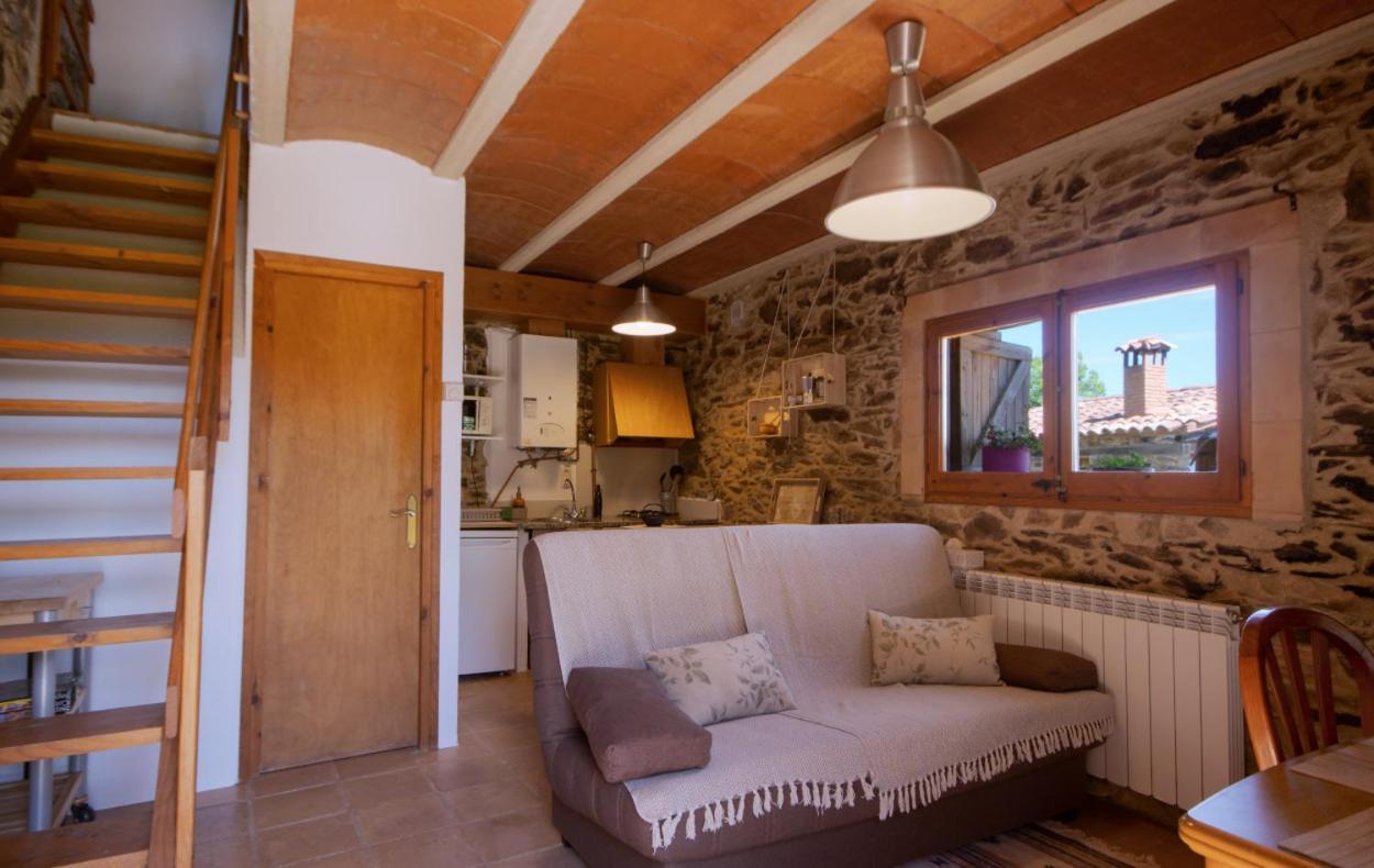 Apartamento Duplex Rural Con Chimenea Y Vistas Panoramicas Desde La Cama Sant Marti Sacalm Luaran gambar
